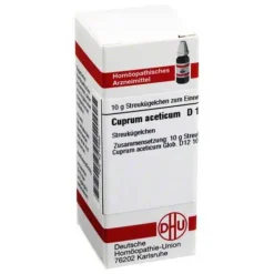 DHU Cuprum aceticum D 12 Globuli, 10 g