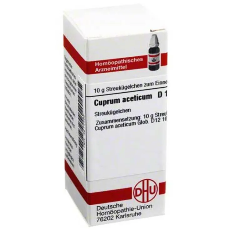 DHU Cuprum aceticum D 12 Globuli, 10 g