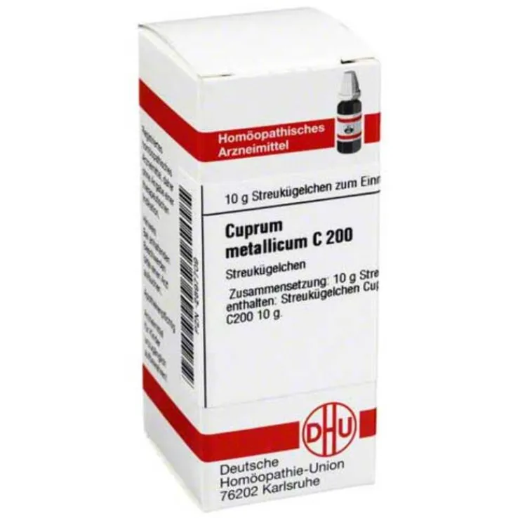 DHU Cuprum metallicum C 200 Globuli, 10 g