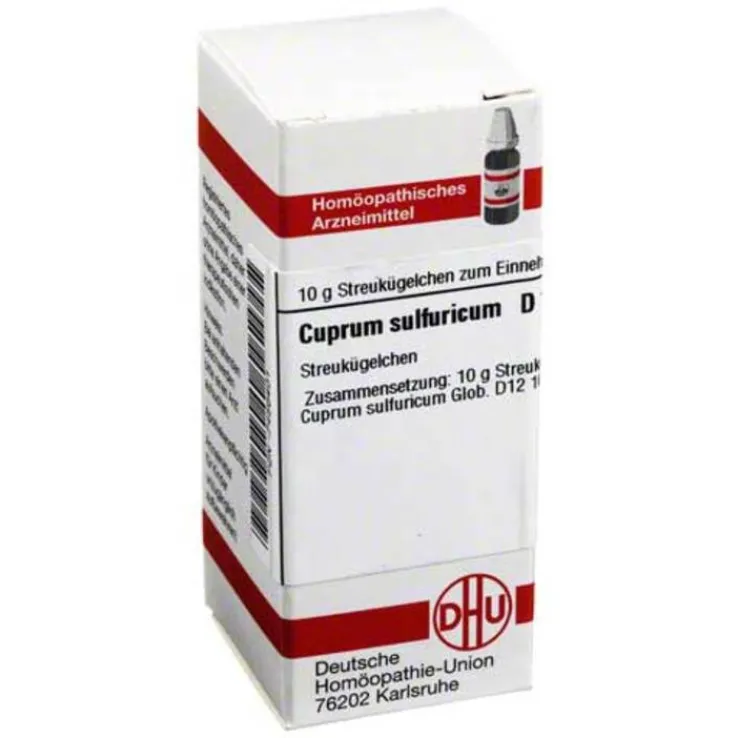 DHU Cuprum sulfuricum D 12 Globuli, 10 g