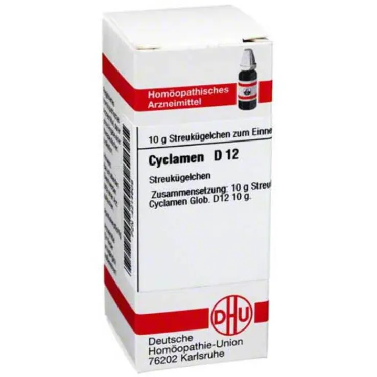 DHU Cyclamen D 12 Globuli, 10 g