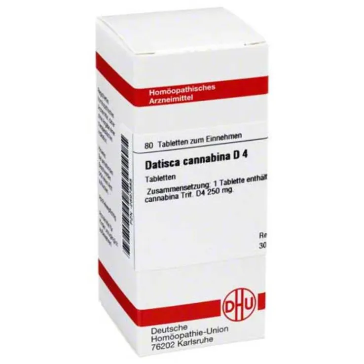 DHU Datisca cannabina D 4 Tabletten, 80 St