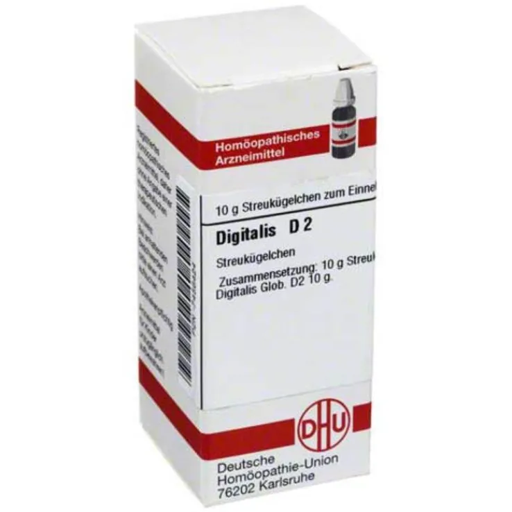 DHU Digitalis D 2 Globuli, 10 g