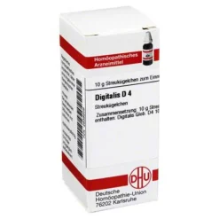 DHU Digitalis D 4 Globuli, 10 g