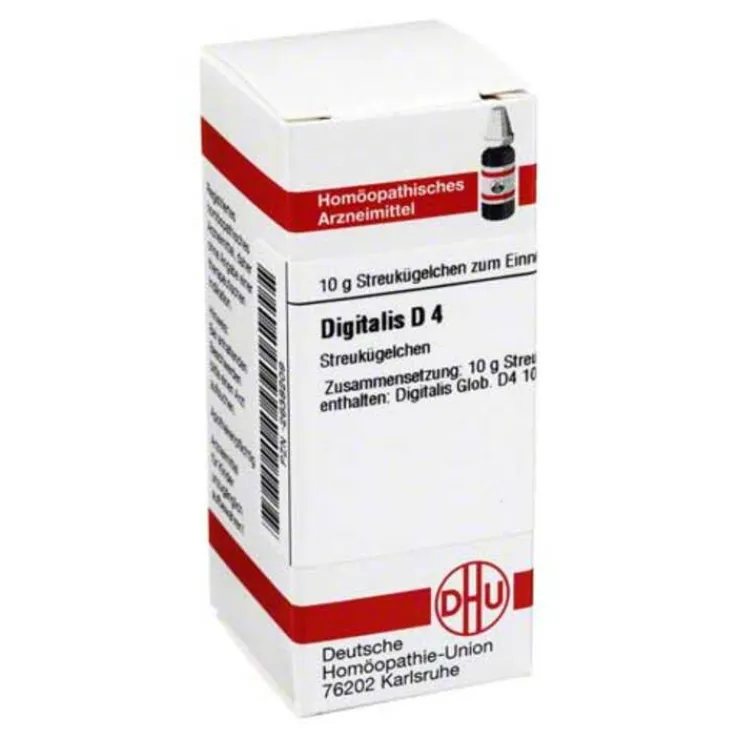 DHU Digitalis D 4 Globuli, 10 g
