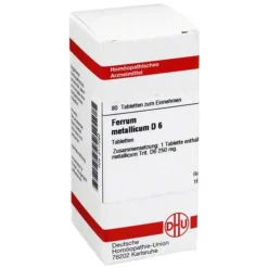 DHU Ferrum metallicum D 6 Tabletten, 80 St