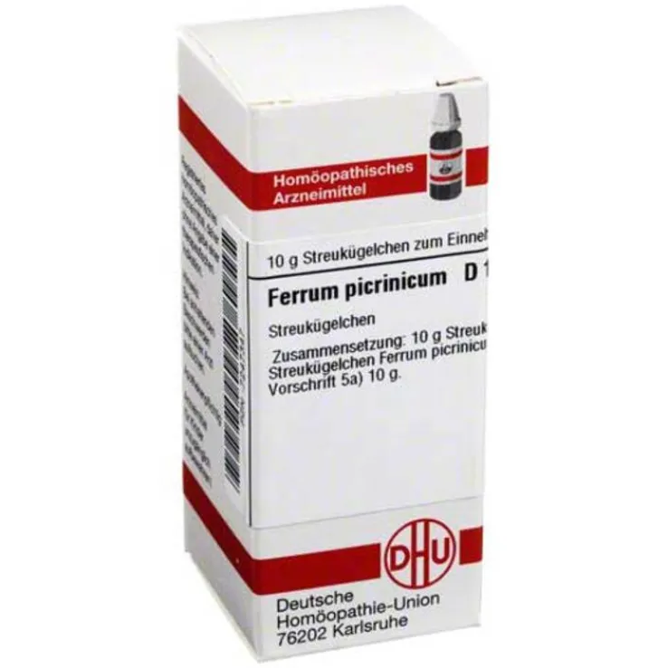DHU Ferrum picrinicum D 12 Globuli, 10 g