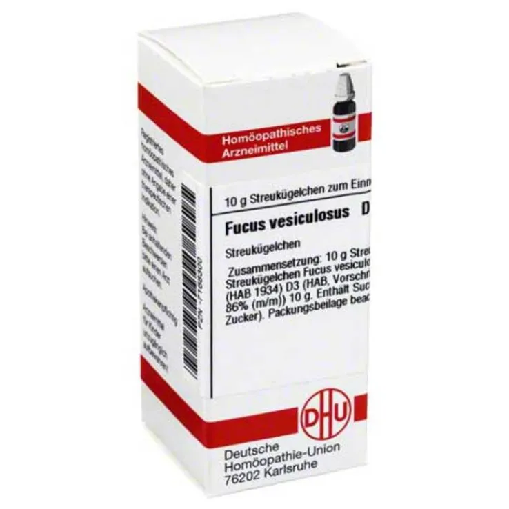 DHU Fucus vesiculosus D 3 Globuli, 10 g