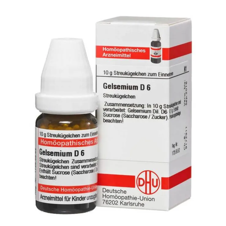 DHU Gelsemium D 6 Globuli, 10 g