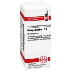 DHU Ginkgo biloba D 4 Globuli, 10 g
