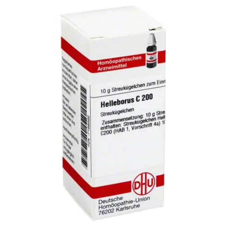 DHU Helleborus C 200 Globuli, 10 g