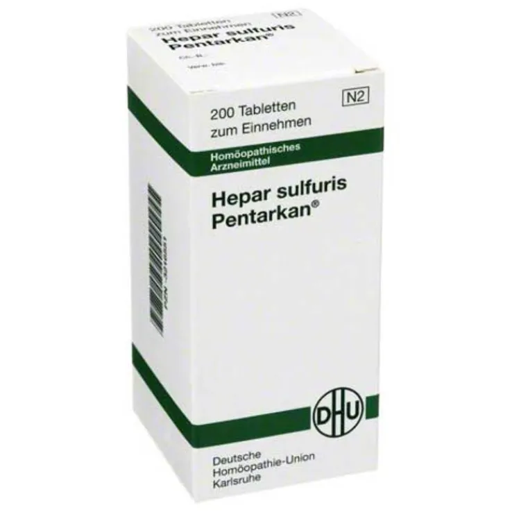 DHU Hepar sulfuris Pentarkan Tabletten, 200 St