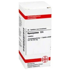 DHU Hyoscyamus D 6 Tabletten, 80 St