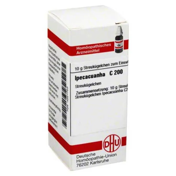 DHU Ipecacuanha C 200 Globuli, 10 g