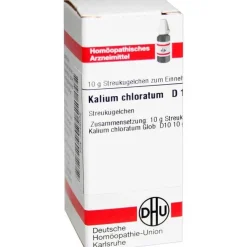 DHU Kalium chloratum D 10 Globuli, 10 g