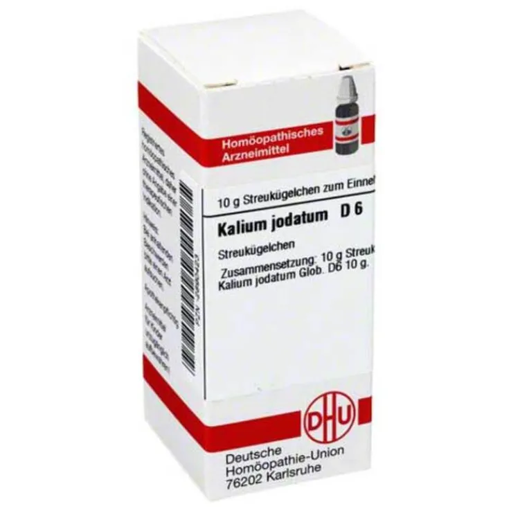 DHU Kalium jodatum D 6 Globuli, 10 g
