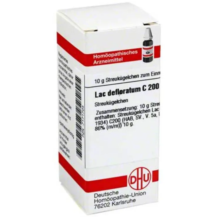 DHU Lac defloratum C 200 Globuli, 10 g