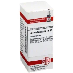 DHU Lac defloratum D 12 Globuli, 10 g