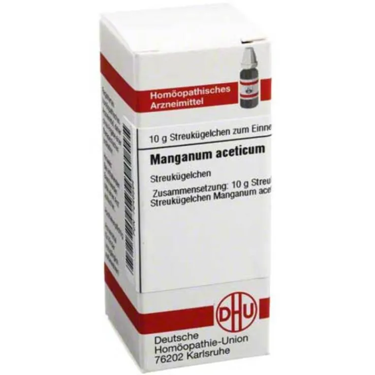 DHU Manganum aceticum D 12 Globuli, 10 g