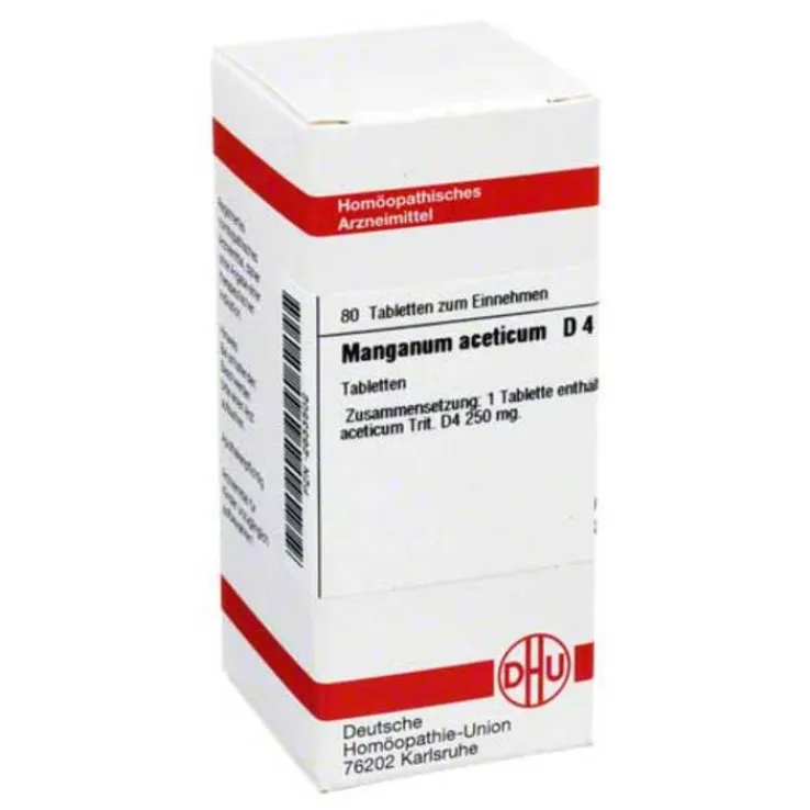 DHU Manganum aceticum D 4 Tabletten, 80 St