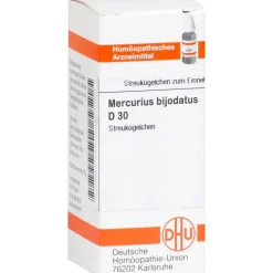 DHU Mercurius bijodatus D 30 Globuli, 10 g