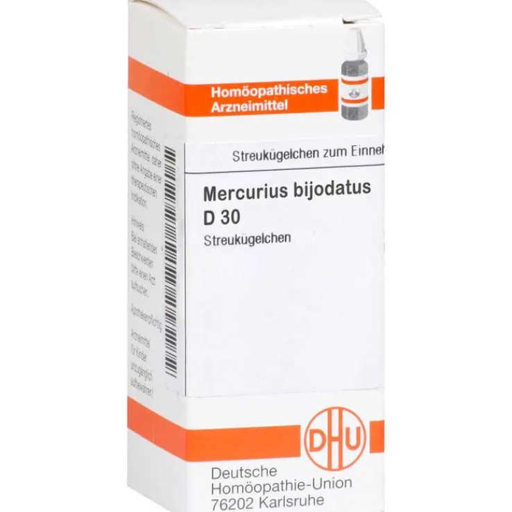 DHU Mercurius bijodatus D 30 Globuli, 10 g