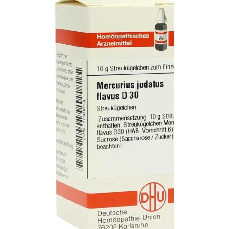 DHU Mercurius jodatus flavus D 30, 10 g