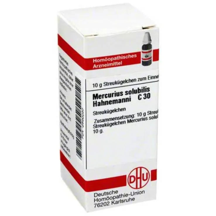 DHU Mercurius solubilis C 30 Globuli, 10 g