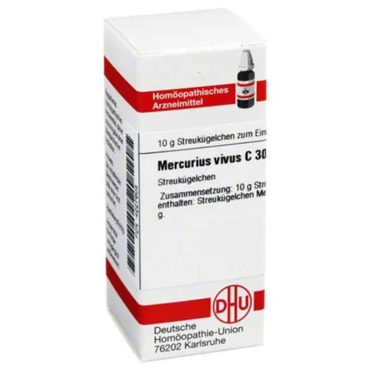 DHU Mercurius vivus C 30 Globuli, 10 g