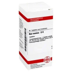 DHU Nux vomica D 8 Tabletten, 80 St