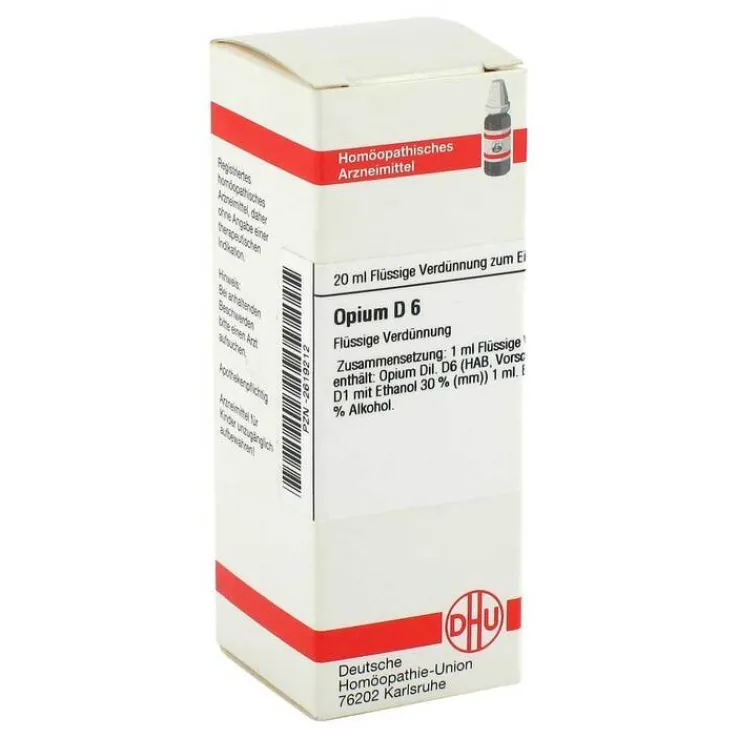 DHU Opium D 6 Dilution, 20 ml
