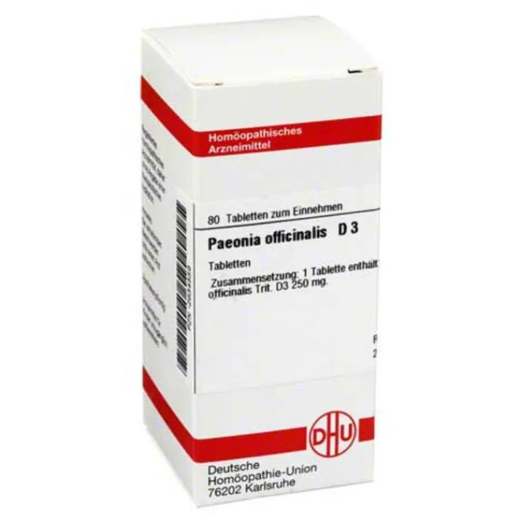 DHU Paeonia officinalis D 3 Tabletten, 80 St