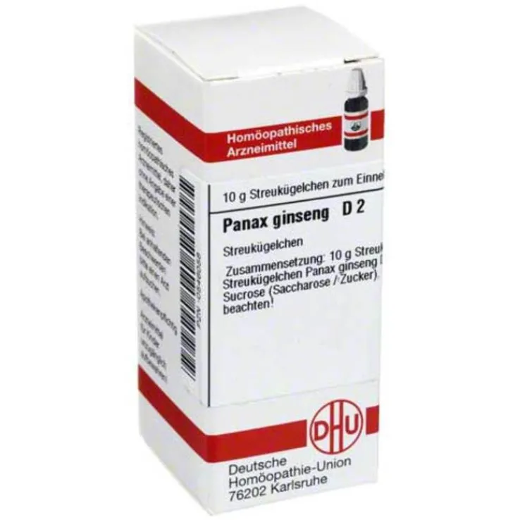 DHU Panax Ginseng D 2 Globuli, 10 g