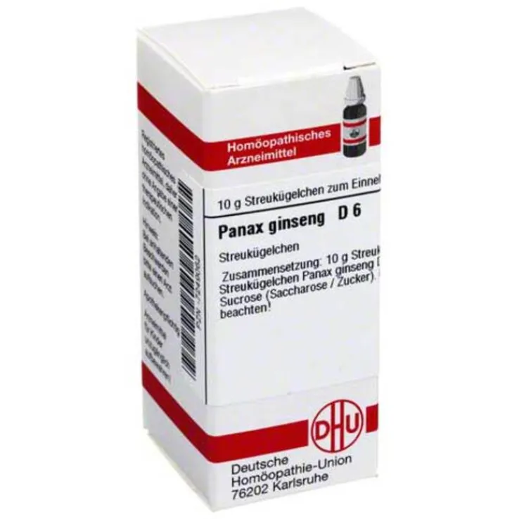 DHU Panax Ginseng D 6 Globuli, 10 g