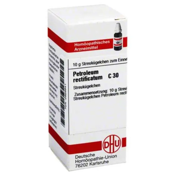 DHU Petroleum rectificatum C 30 Globuli, 10 g