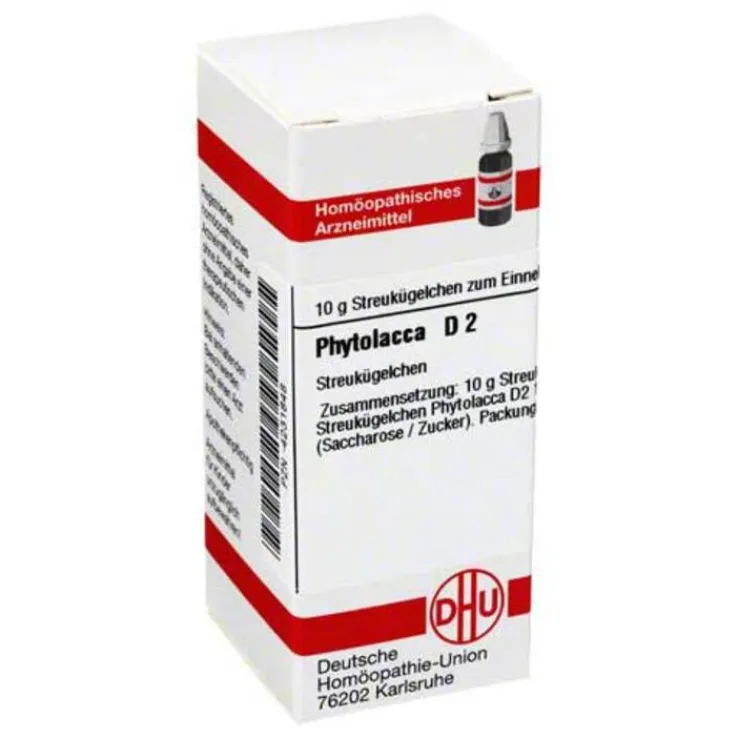 DHU Phytolacca D 2 Globuli, 10 g