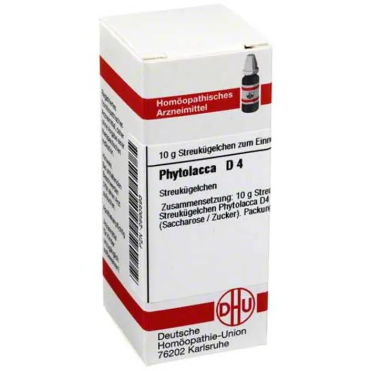 DHU Phytolacca D 4 Globuli, 10 g