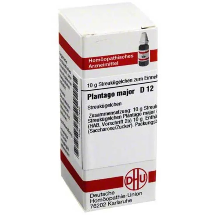 DHU Plantago Major D 12 Globuli, 10 g