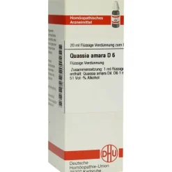 DHU Quassia D 6 Dilution, 20 ml