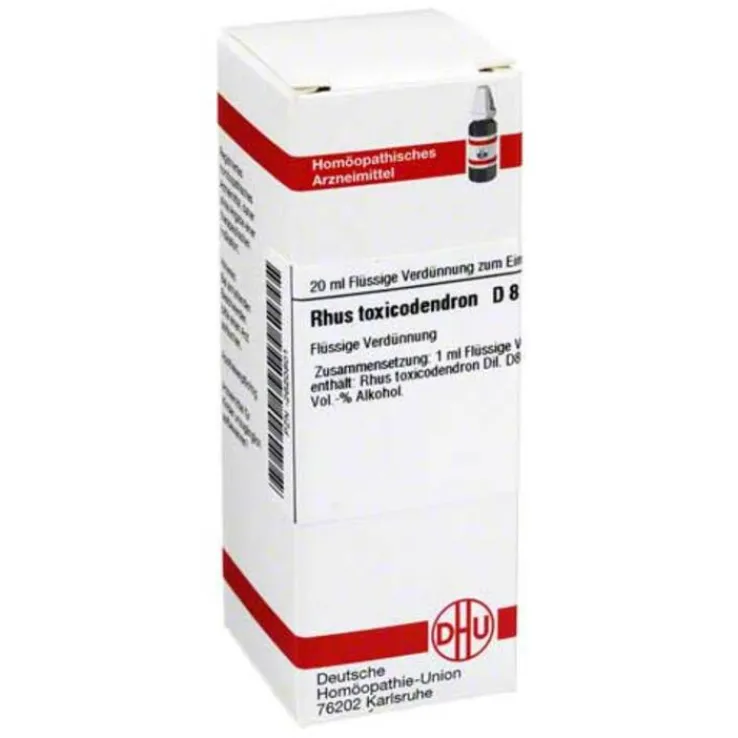 DHU Rhus toxicodendron D 8 Dilution, 20 ml