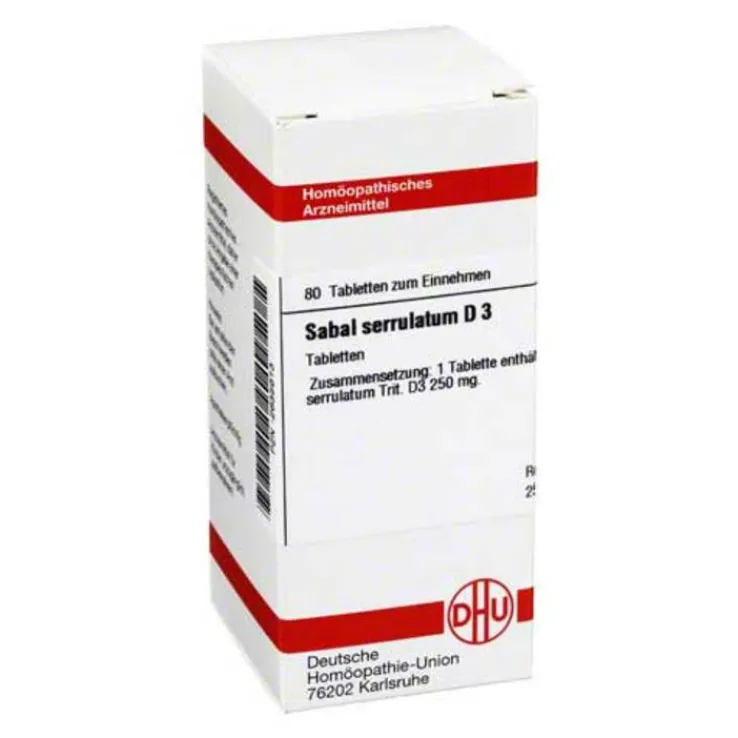 DHU Sabal serrulata D 3 Tabletten, 80 St