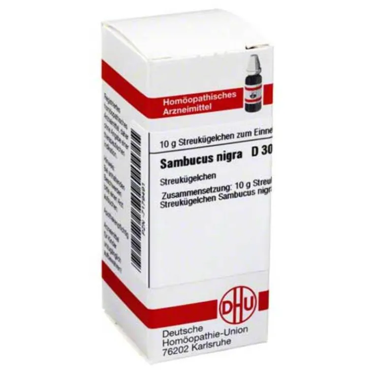 DHU Sambucus nigra D 30 Globuli, 10 g