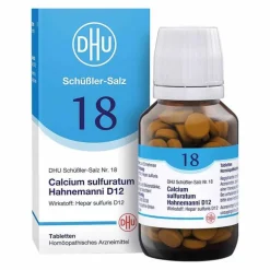 DHU Schüßler-Salz Nr. 18 Calcium sulfuratum Hahnemanni D12 Tabletten, 200 St