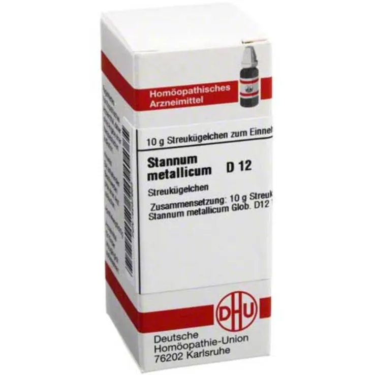 DHU Stannum metallicum D 12 Globuli, 10 g