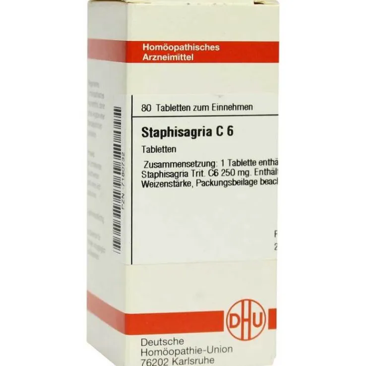 DHU Staphisagria C 6 Tabletten, 80 St