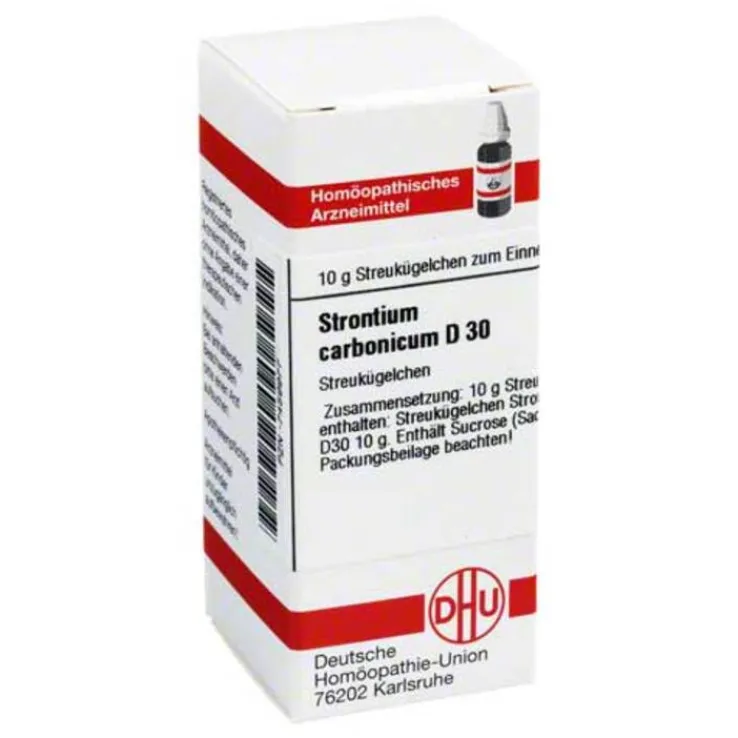 DHU Strontium carbonicum D 30 Globuli, 10 g