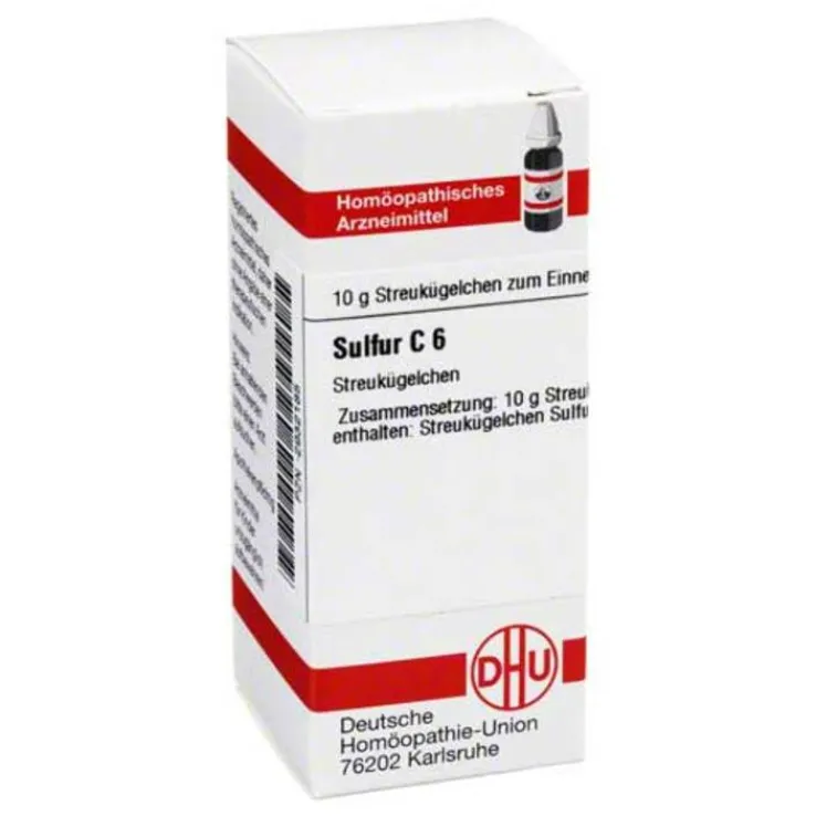 DHU Sulfur C 6 Globuli, 10 g