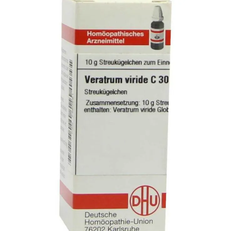 DHU Veratrum Viride C 30 Globuli, 10 g