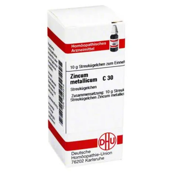 DHU Zincum metallicum C 30 Globuli, 10 g