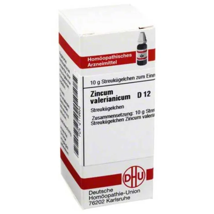 DHU Zincum valerianicum D 12 Globuli, 10 g